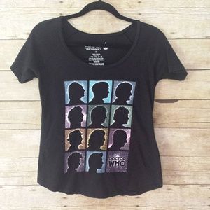 Her Universe Doctor Who Womens Small Raglan Shirt